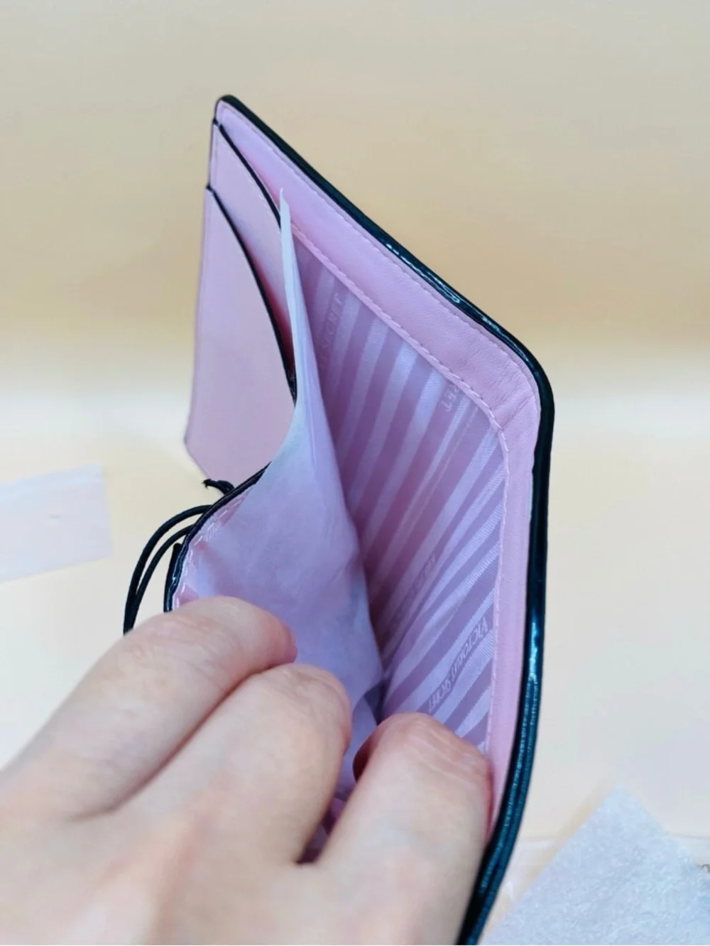 Victoria’s Secret Passport Cover  Wallet in Heritage Stripe
